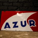 Plaque émaillée AZUR