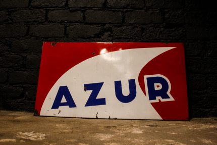 Plaque émaillée AZUR