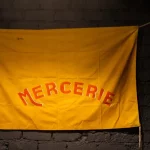 Banderole MERCERIE tissu épais, couleurs vives.