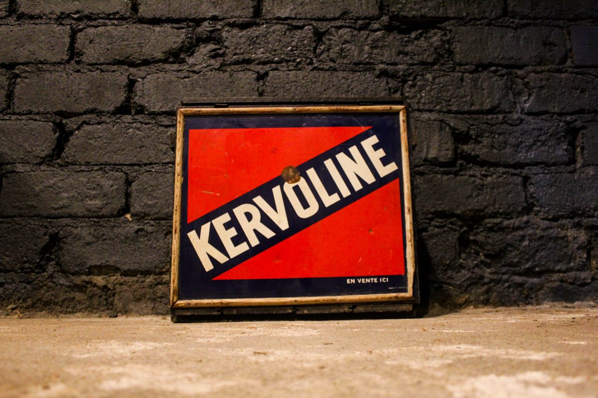 Caisse à bidons d'huile KERVOLINE
