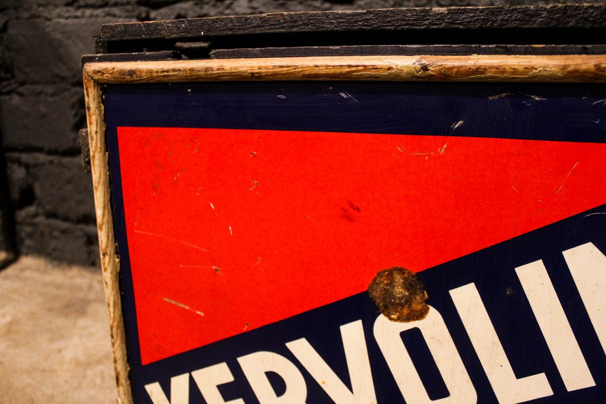 Caisse à bidons d'huile KERVOLINE