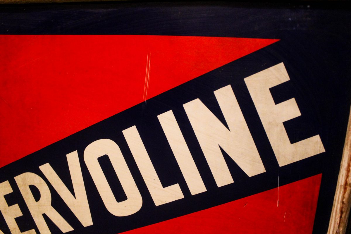Caisse à bidons d'huile KERVOLINE
