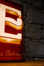 Enseigne tôle peinte Boucherie