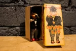 Boîte d'origine Drinking Sam, jouet mécanique collection.