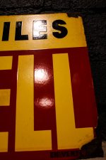 Plaque émaillée SHELL