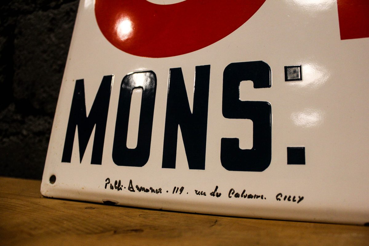 Plaque émaillée alimentation GRO