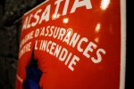 Plaque émaillée assurances Alsatia