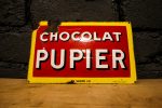 Plaque émaillée Chocolat Pupier