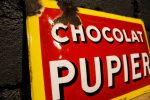 Plaque émaillée Chocolat Pupier