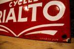 Plaque émaillée Cycles Rialto