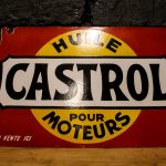 Plaque émaillée huile CASTROL