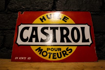 Plaque émaillée huile CASTROL