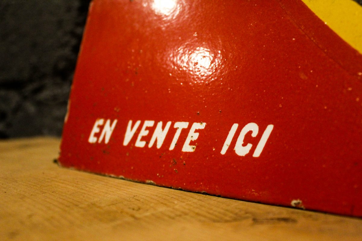 Plaque émaillée huile CASTROL