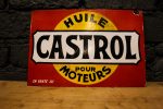 Plaque émaillée huile CASTROL