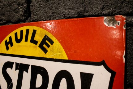 Plaque émaillée huile CASTROL