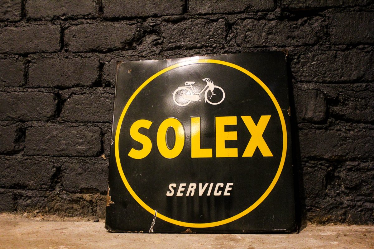 Plaque émaillée SOLEX