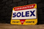 Plaque émaillée carburateur SOLEX