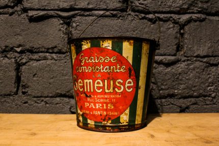 seau à graisse la semeuse