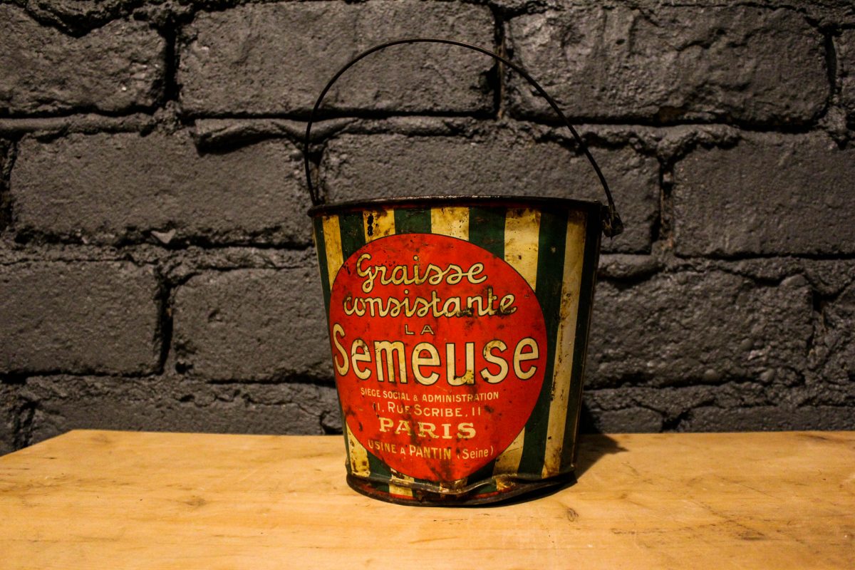 seau à graisse la semeuse