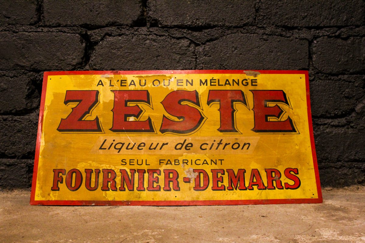 Tôle ZESTE liqueur de citron