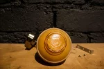 Applique globe verre, ambiance chaleureuse