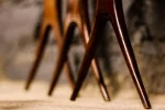 Tables gigognes Raffel, design des pieds.
