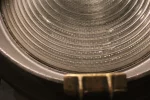 Projecteur Mole Richardson, lentille Fresnel de près.