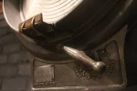 Projecteur Mole Richardson, vue arrière, détails techniques.