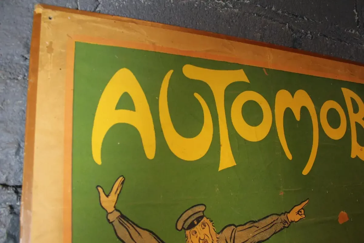 Couleurs fraîches de l'affiche, malgré son âge.