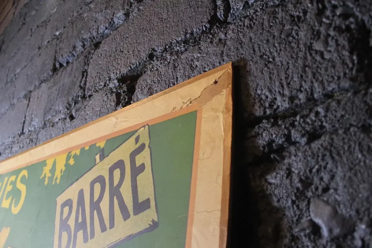 Détail de la scène de l'affiche, automobile G. Barré.