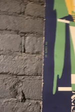 Affiche Castrol, état de conservation, défauts visibles.
