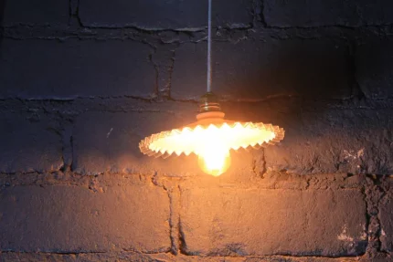 Suspension opaline, vue d'ensemble, années 30.