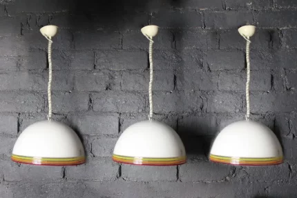 Suspensions Febo Murano, design Roberto Pamio et Renato Toso pour Leucos.
