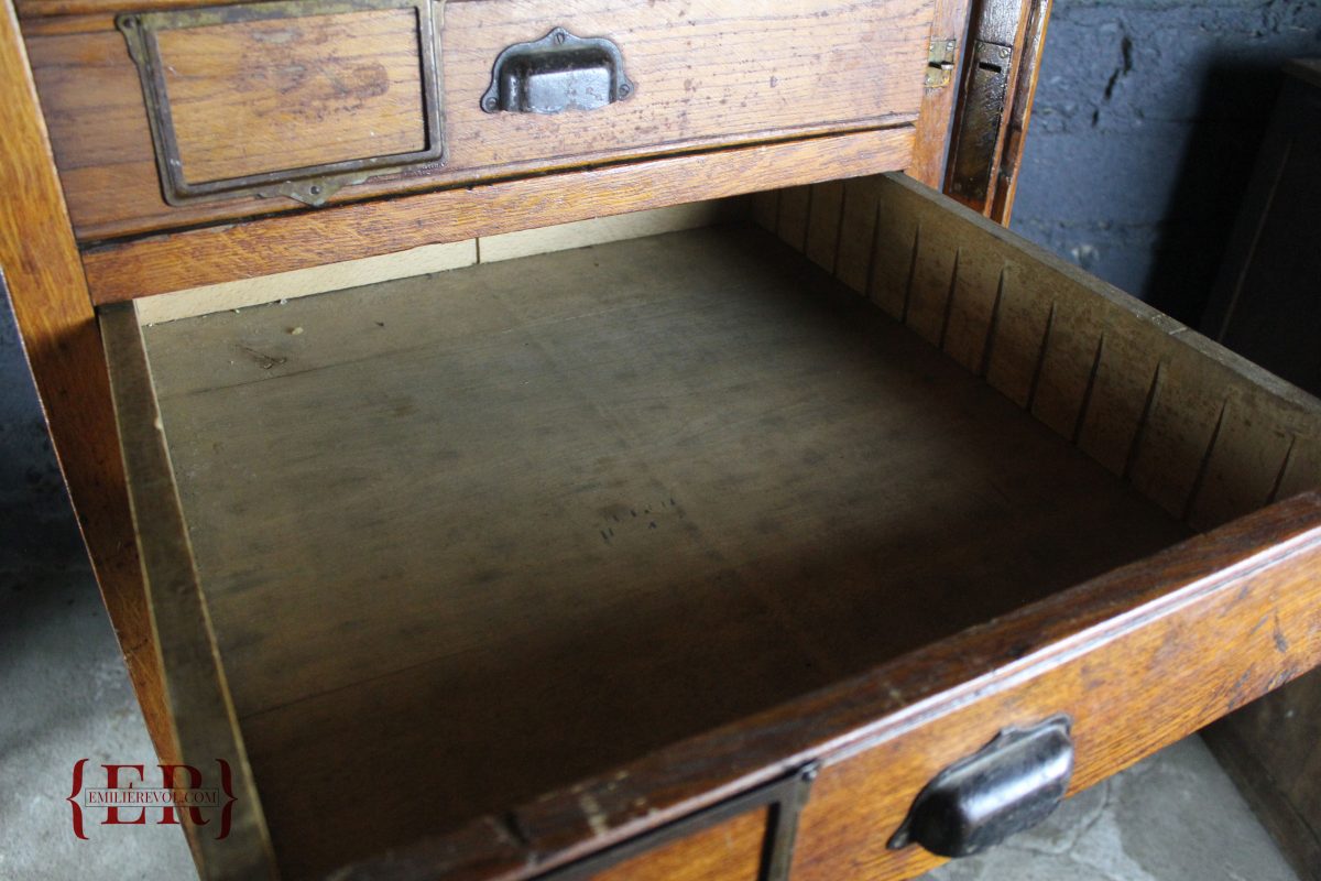 Meuble de notaire 15 tiroirs – Image 4